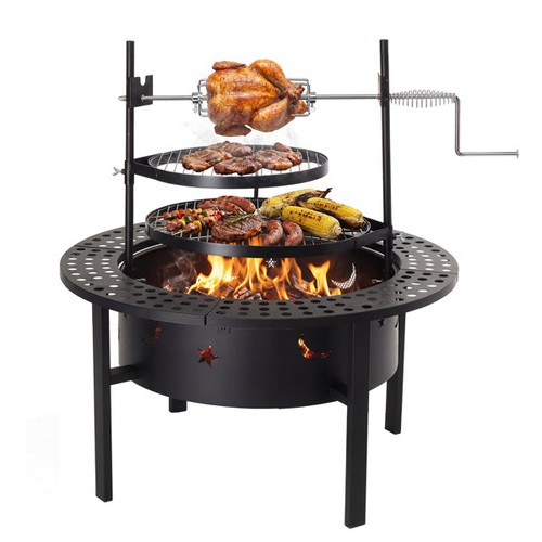 Inch outdoor fire pit with - 33,