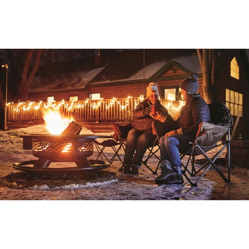 Castlecreek fire pit with - fire,