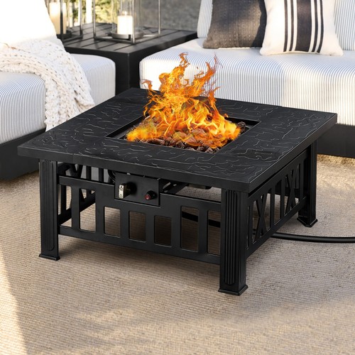 Propane fire pit table - fire,
